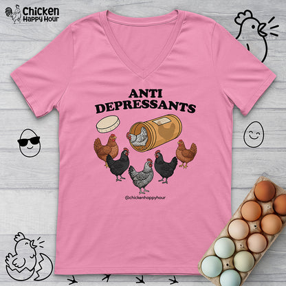 Anti Depressants V-Neck Tee