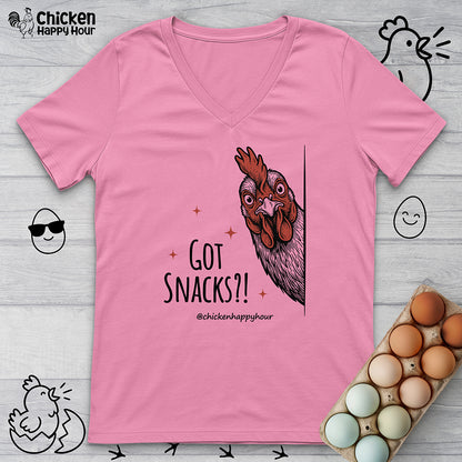 Got Snacks V-Neck Tee