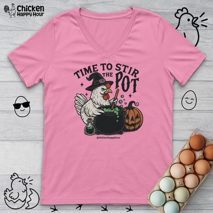 Time to Stir the Pot V-Neck Tee