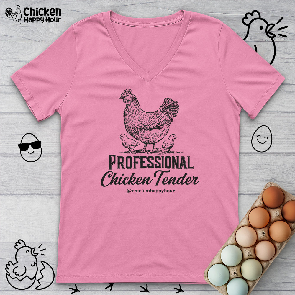 Professional Chicken Tender V-Neck Tee