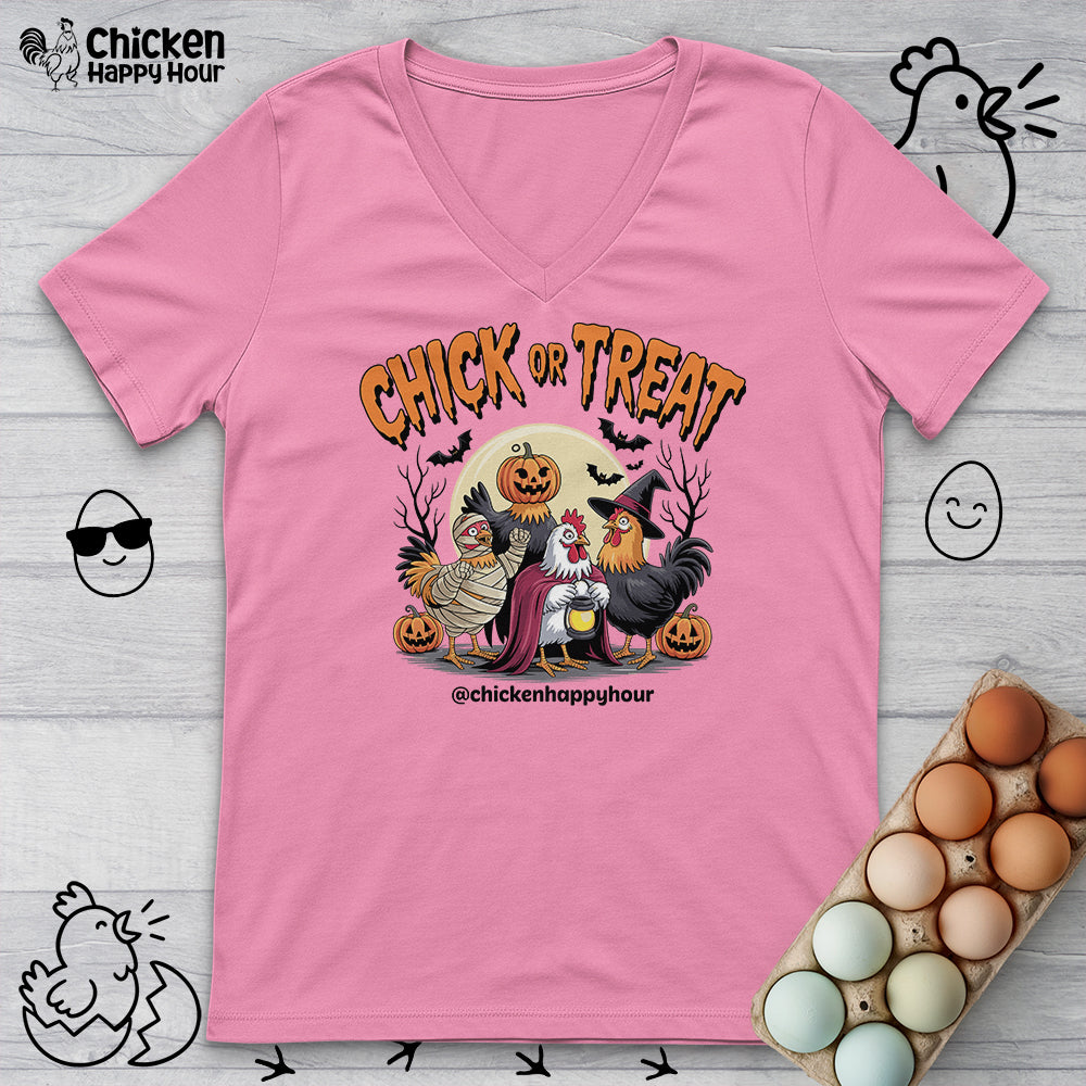 Chick or Treat 03 V-Neck Tee