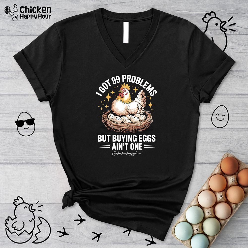 Buying Eggs V-Neck Tee