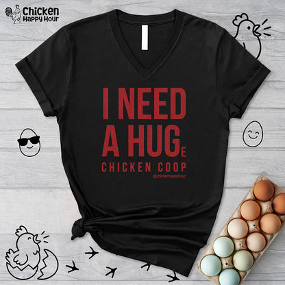 Chicken Coop V-Neck Tee