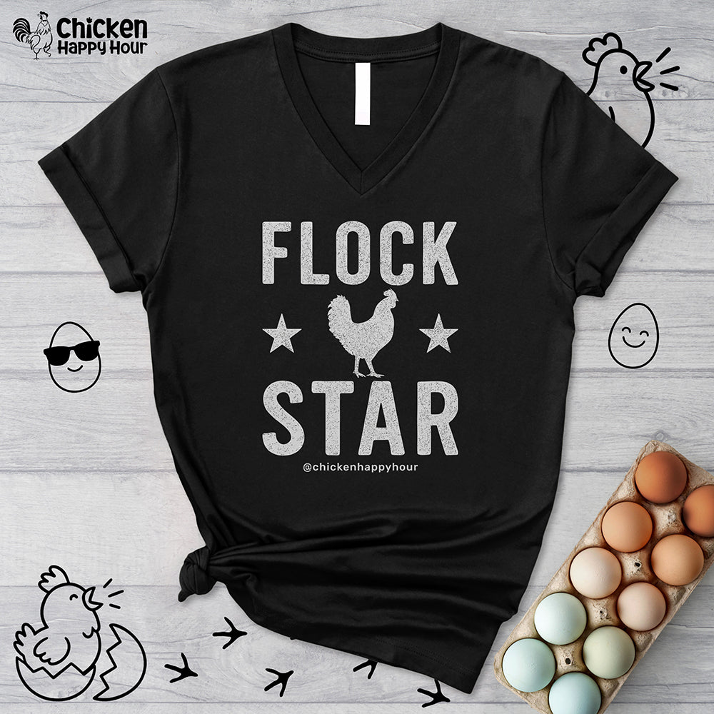 Flock Star V-Neck Tee