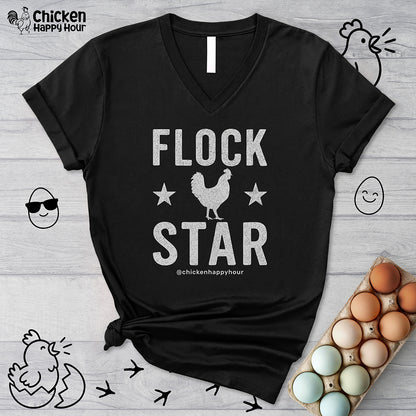 Flock Star V-Neck Tee