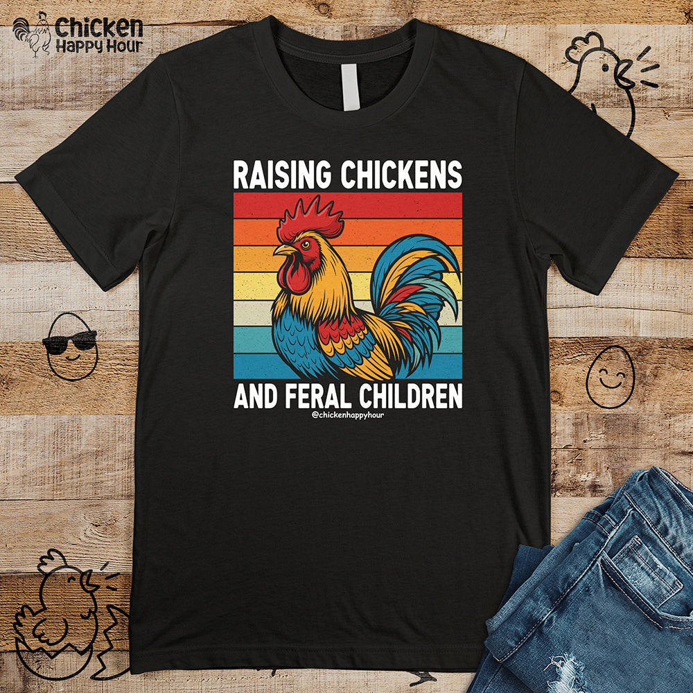 Chickens and Feral Unisex Tee