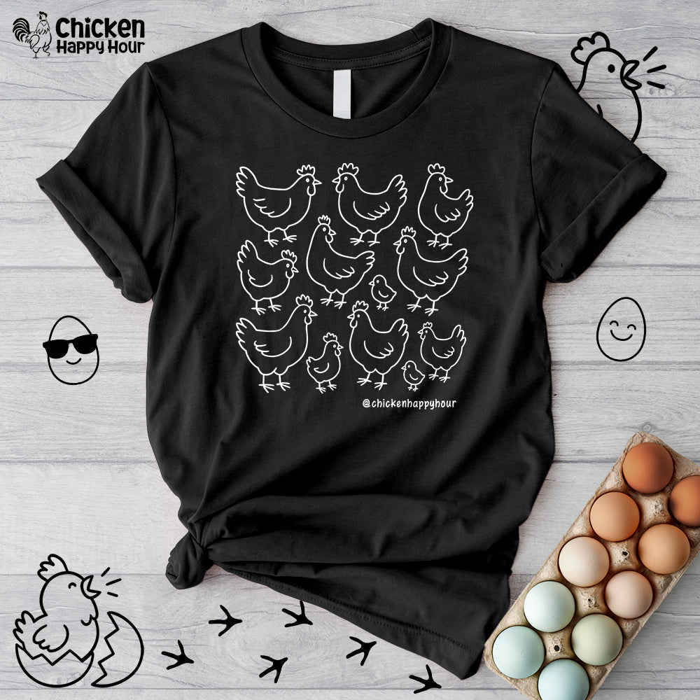 Chickens Unisex Tee