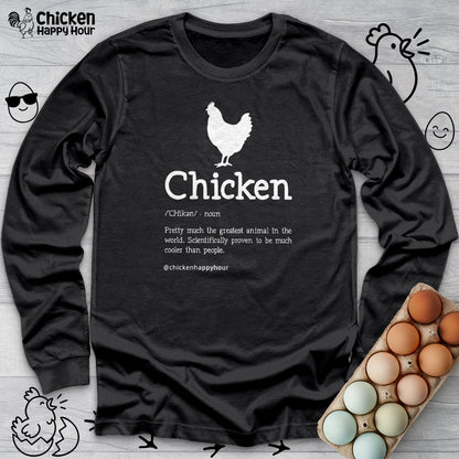 Chicken Definition Long Sleeve