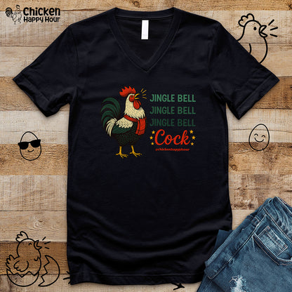 Jingle Bell V-Neck Tee