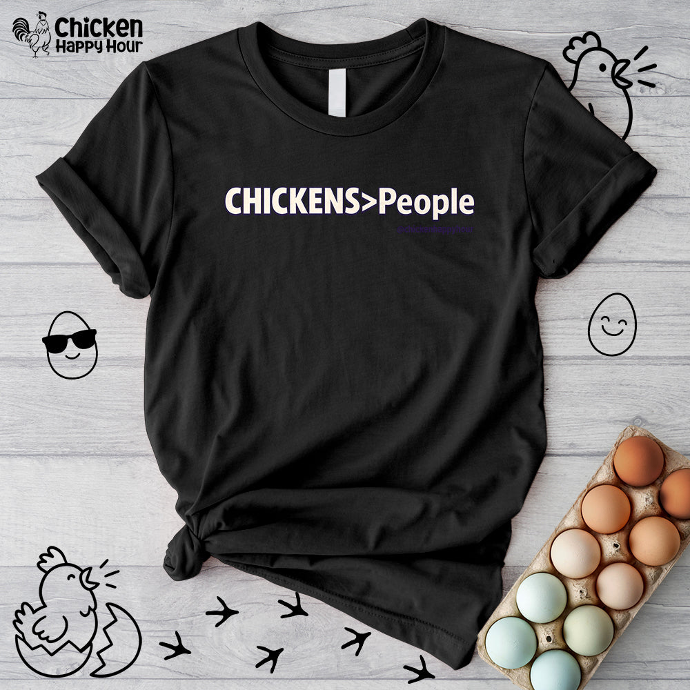 CHICKENS People Unisex Tee