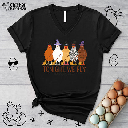 Tonight We Fly V-Neck Tee