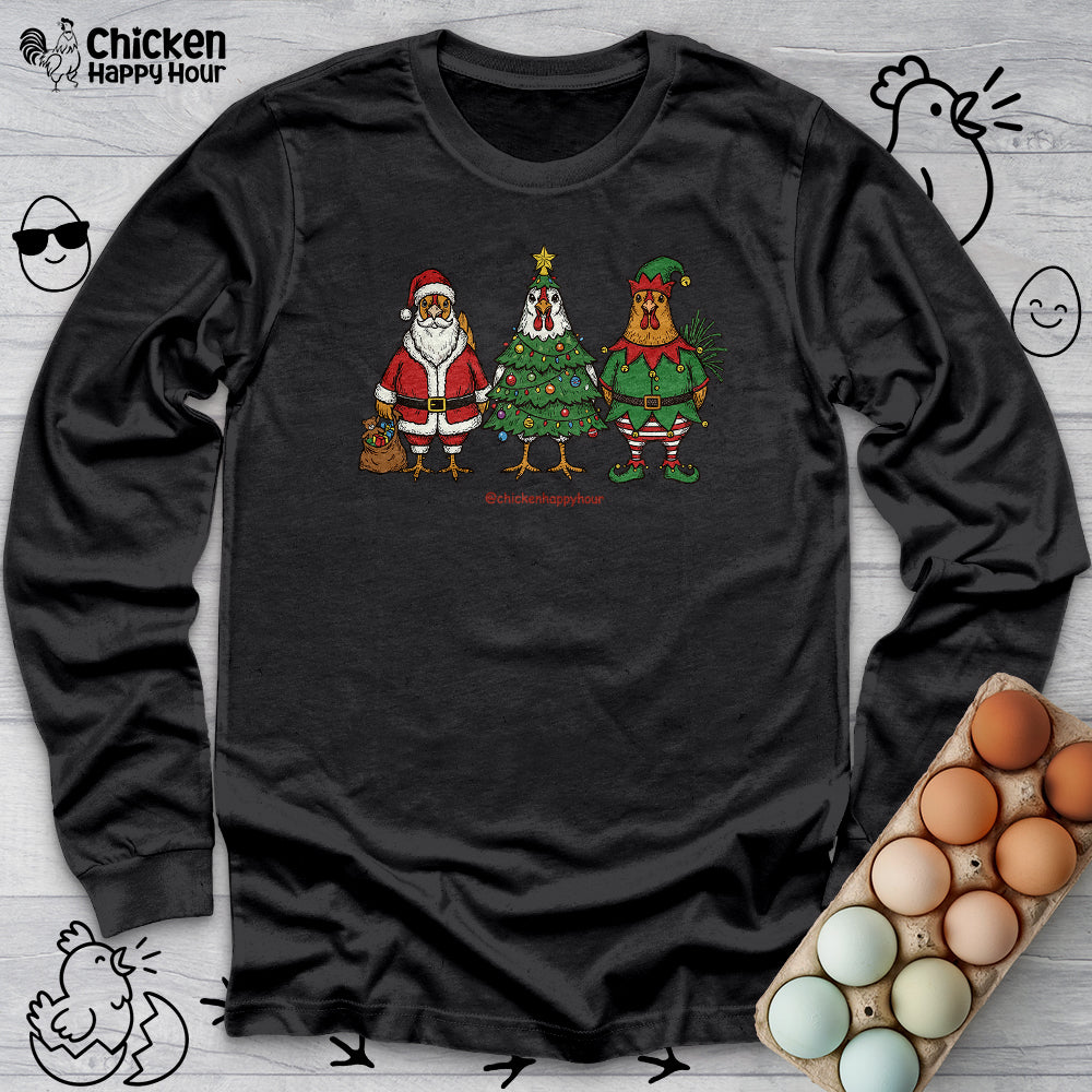 Christmas Chicken Long Sleeve