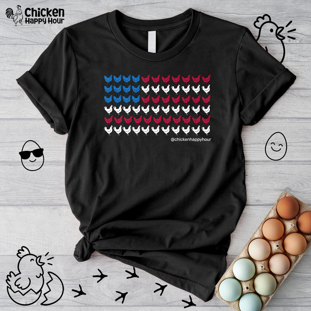 4th of July Chicken Unisex Tee