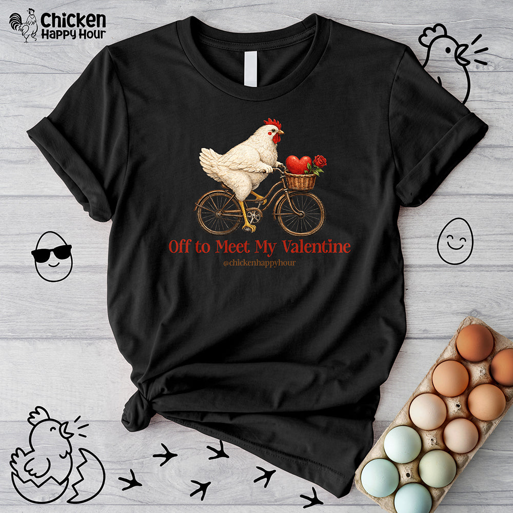 Off to Meet My Valentine Unisex Tee