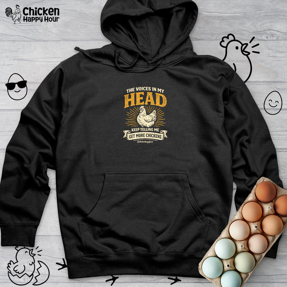 The Voices In My Head Hooded Sweatshirt