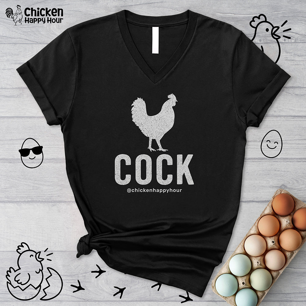 COCK V-Neck Tee