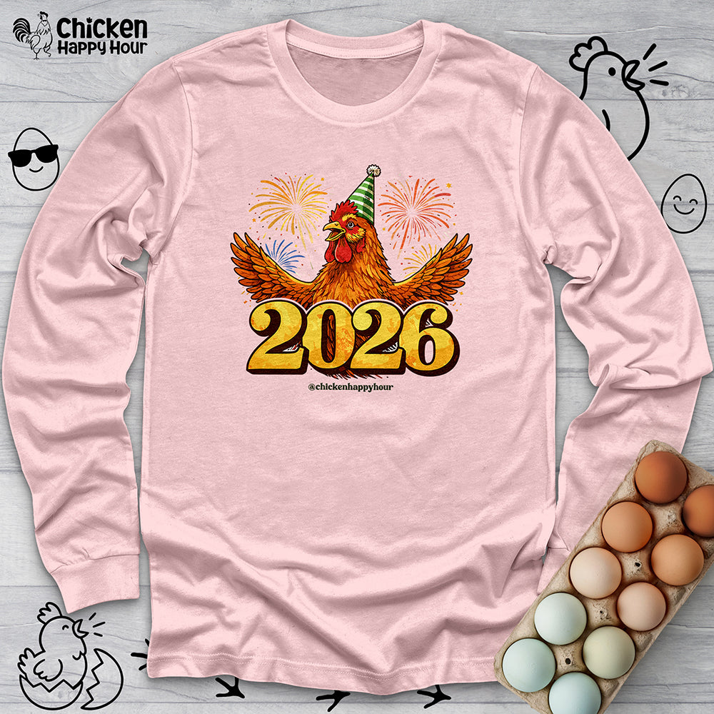 New Year Chicken 2026 Long Sleeve