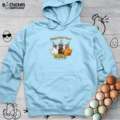 Happy New Year Hooded Sweatshirt