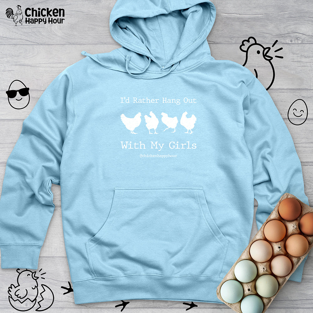 I'd Rather Hang Out Hooded Sweatshirt