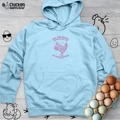 My favorite Essential Oil is Chloroform Hooded Sweatshirt