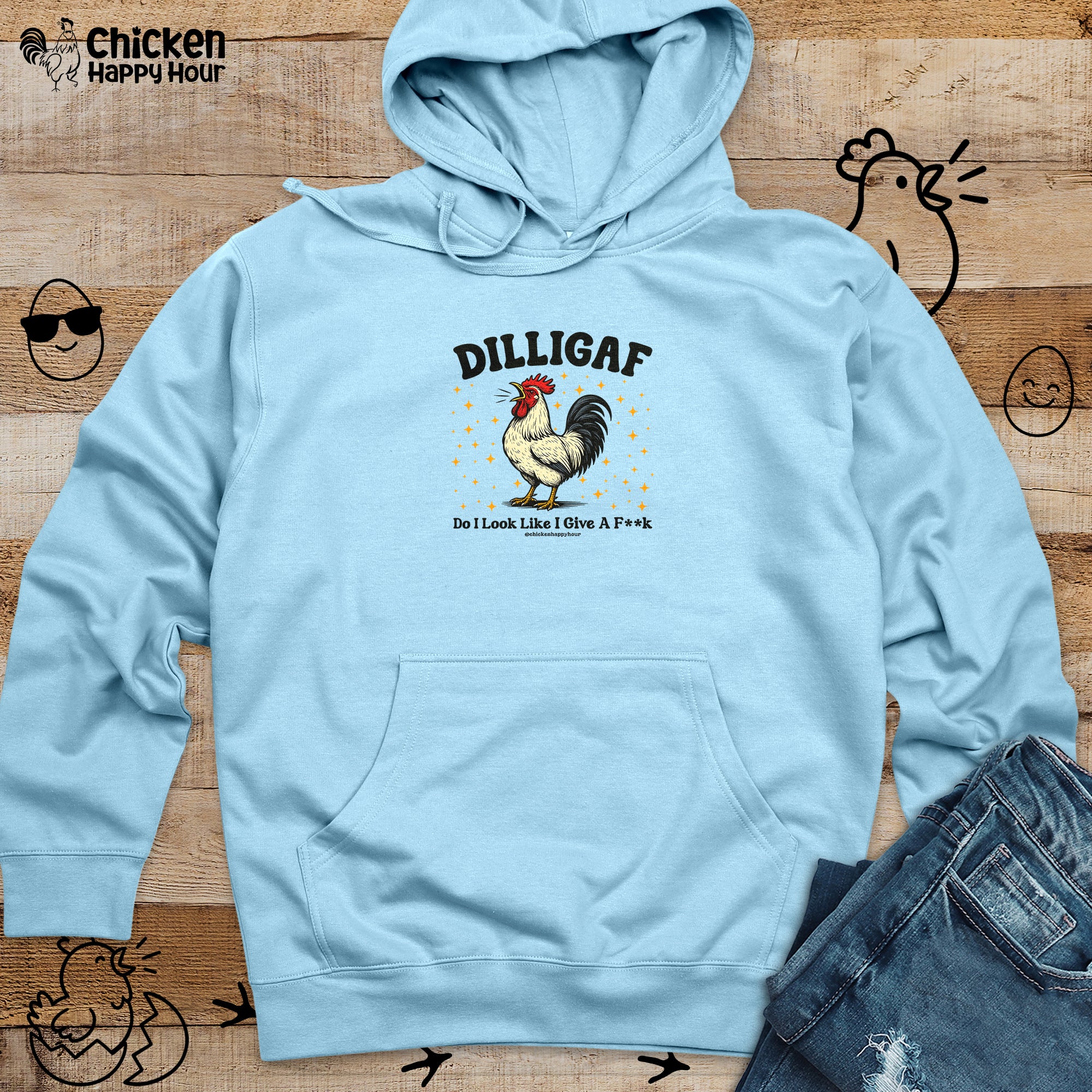 Dilligaf Do I Look Like I Give a Fk Hooded Sweatshirt