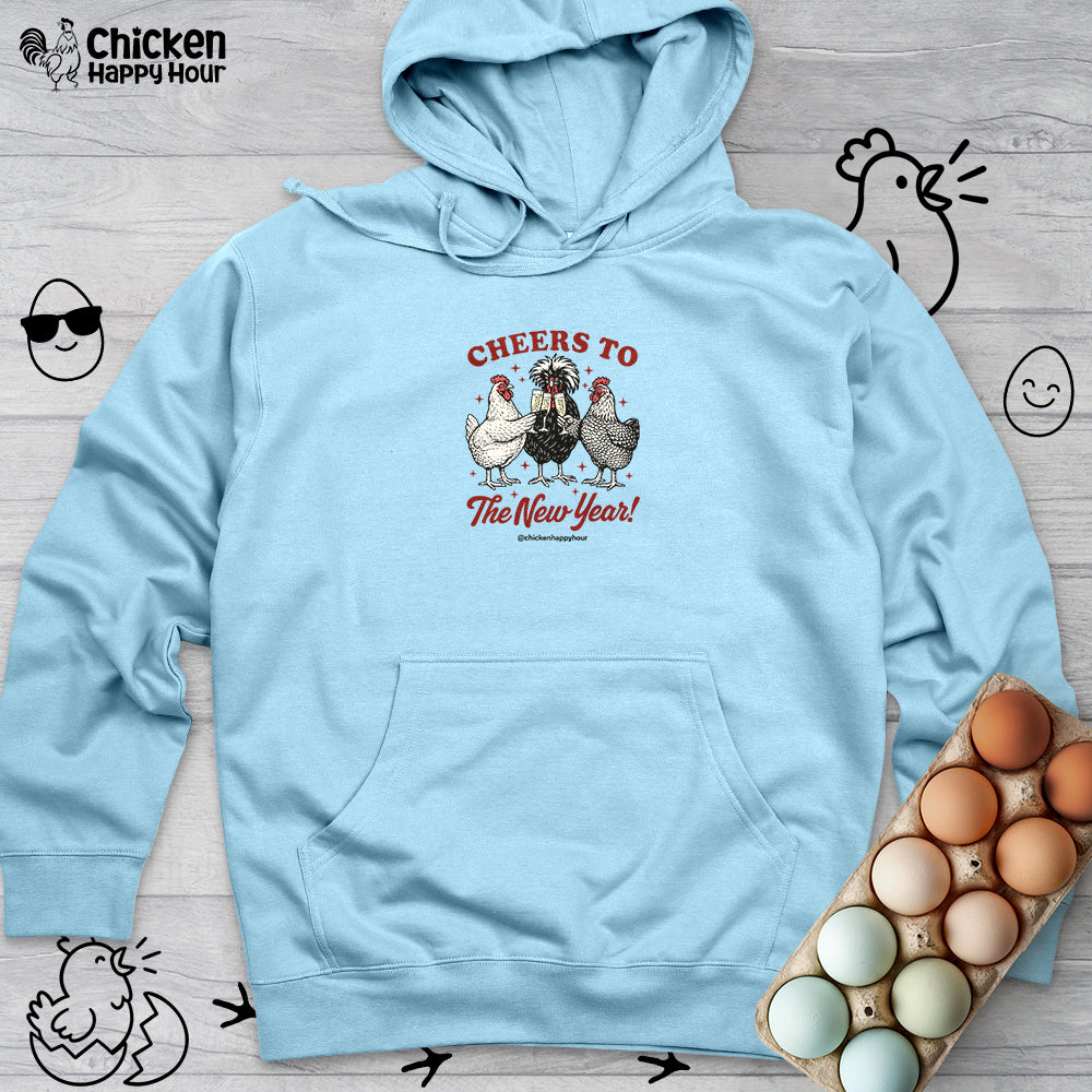 Cheers to The New Year Hooded Sweatshirt