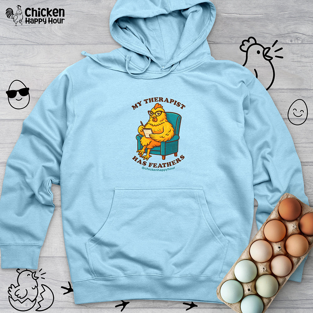Therapist Chicken Hooded Sweatshirt