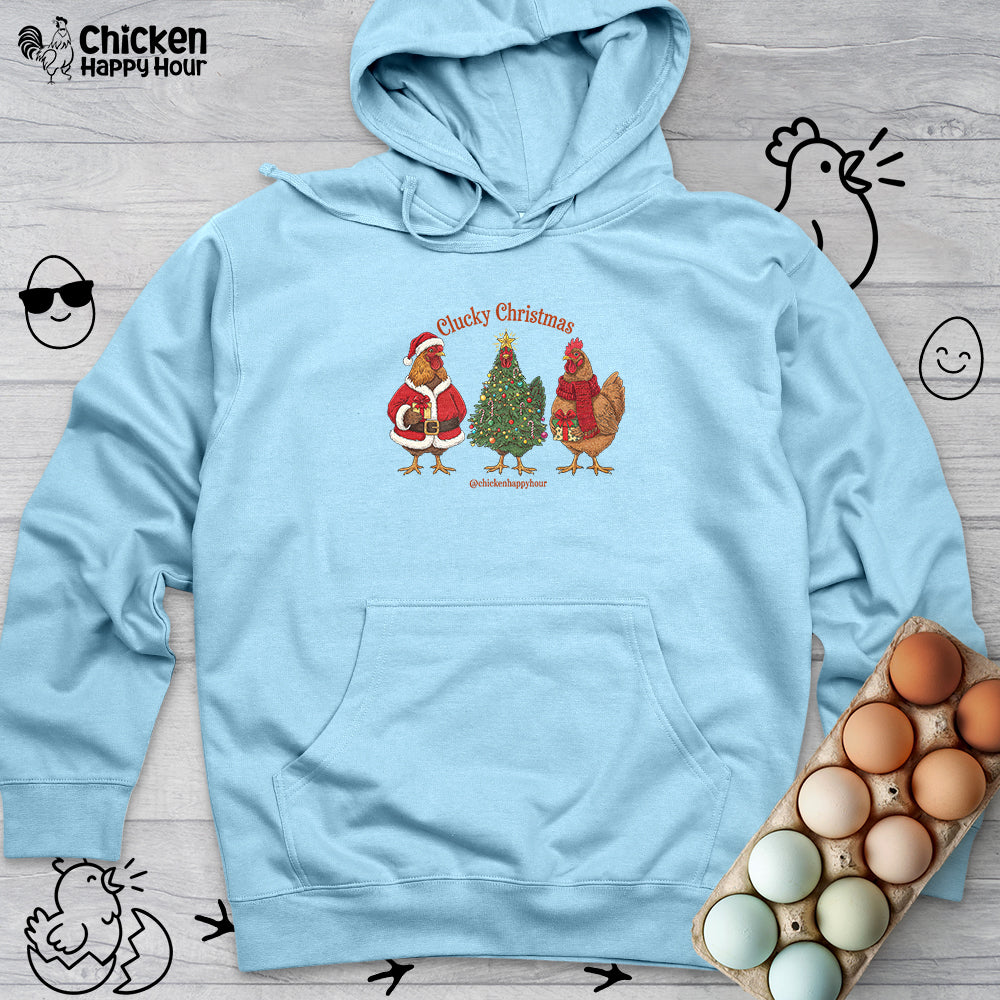 Clucky Christmas Hooded Sweatshirt