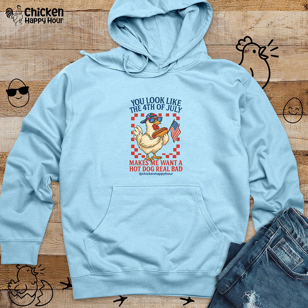 You look like the 4th of July Hooded Sweatshirt