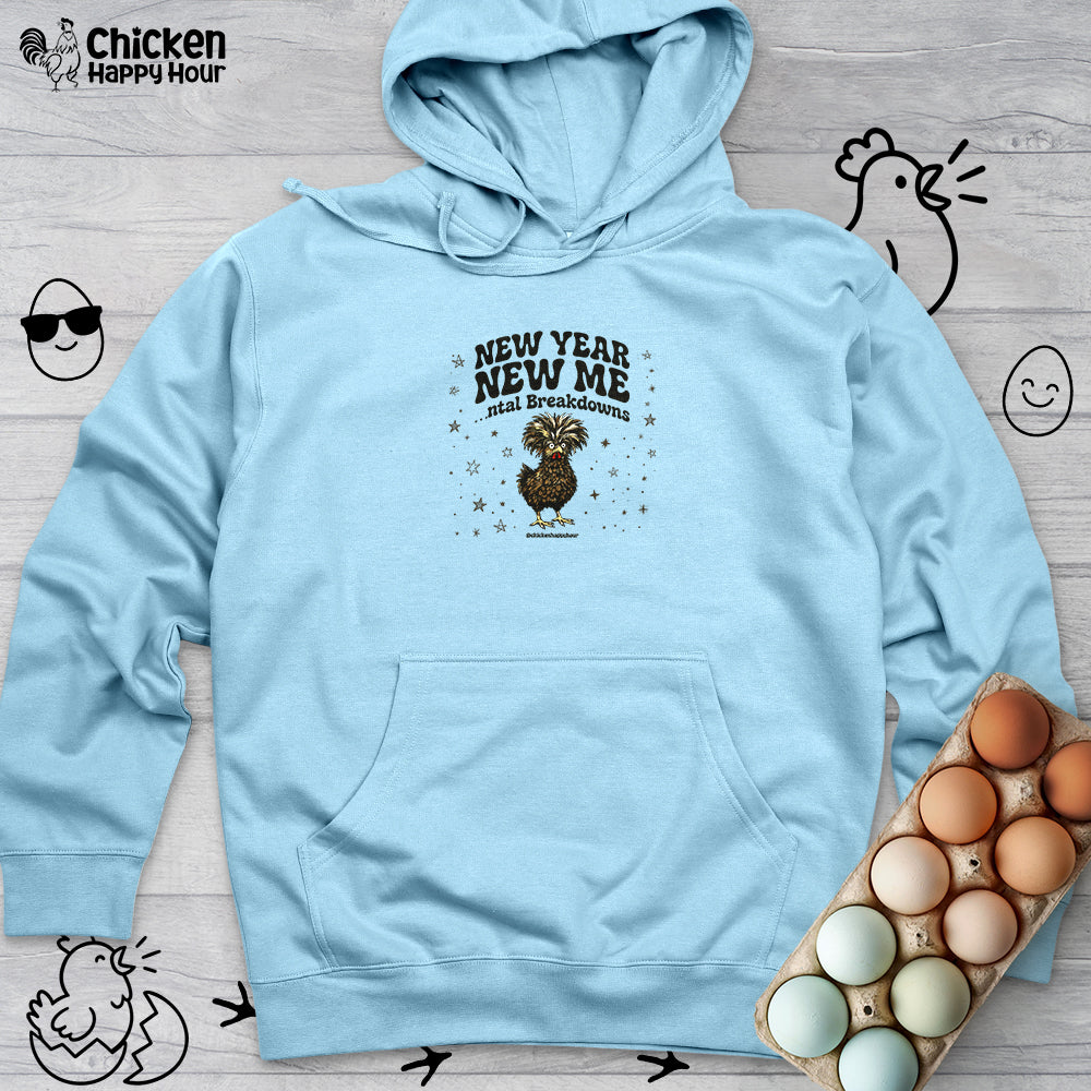 New Year New Me Hooded Sweatshirt