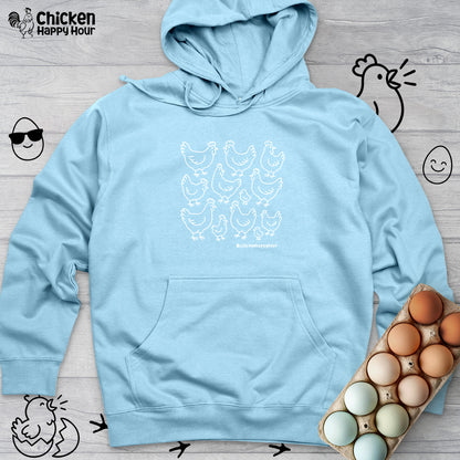 Chickens Hooded Sweatshirt