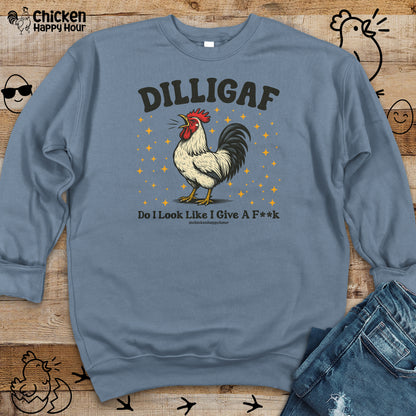 Dilligaf Do I Look Like I Give a Fk Crewneck