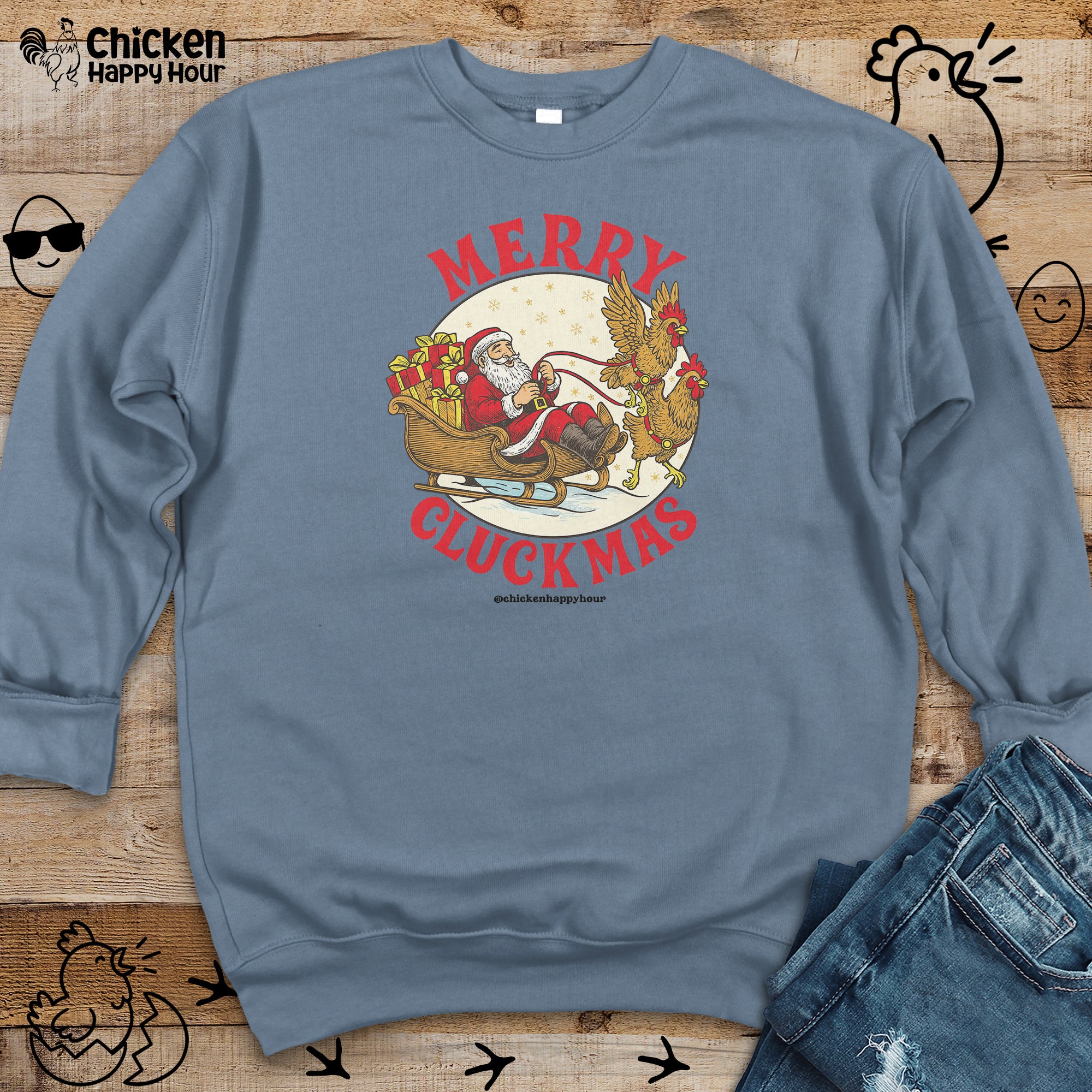Merry Cluckmus Sweatshirt