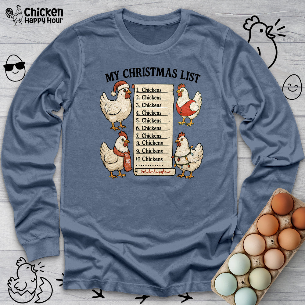 Christmas List Long Sleeve