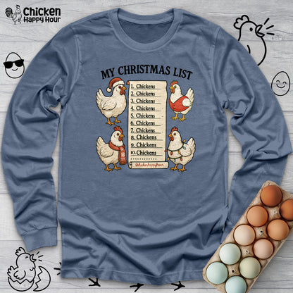Christmas List Long Sleeve