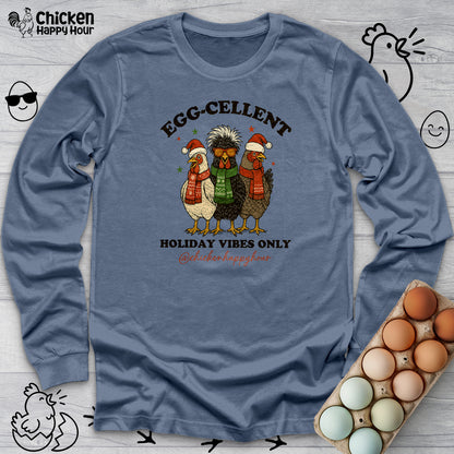 Egg-Cellent Holiday Vibes Only Long Sleeve