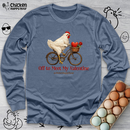 Off to Meet My Valentine Long Sleeve
