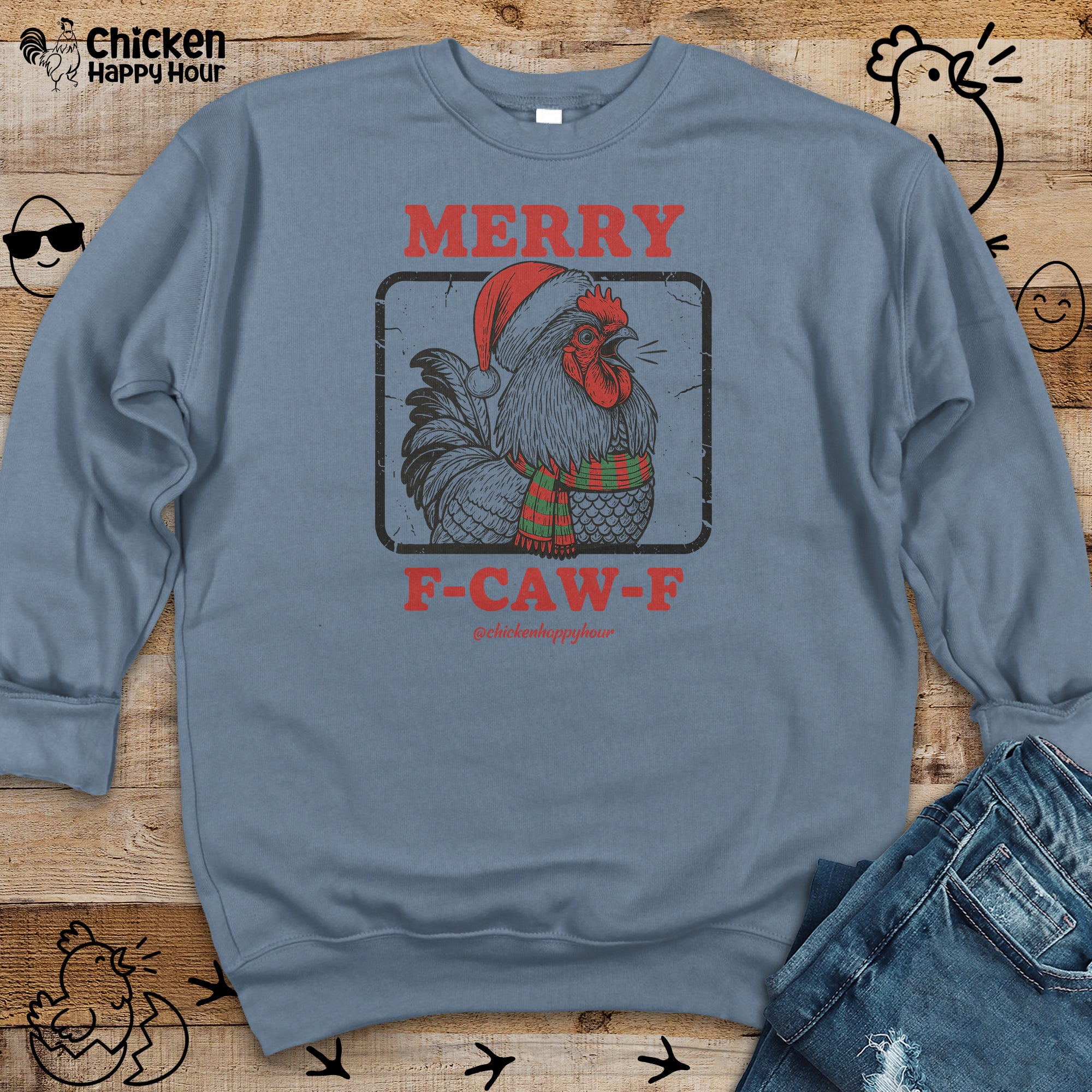 Merry F-Caw-F Sweatshirt