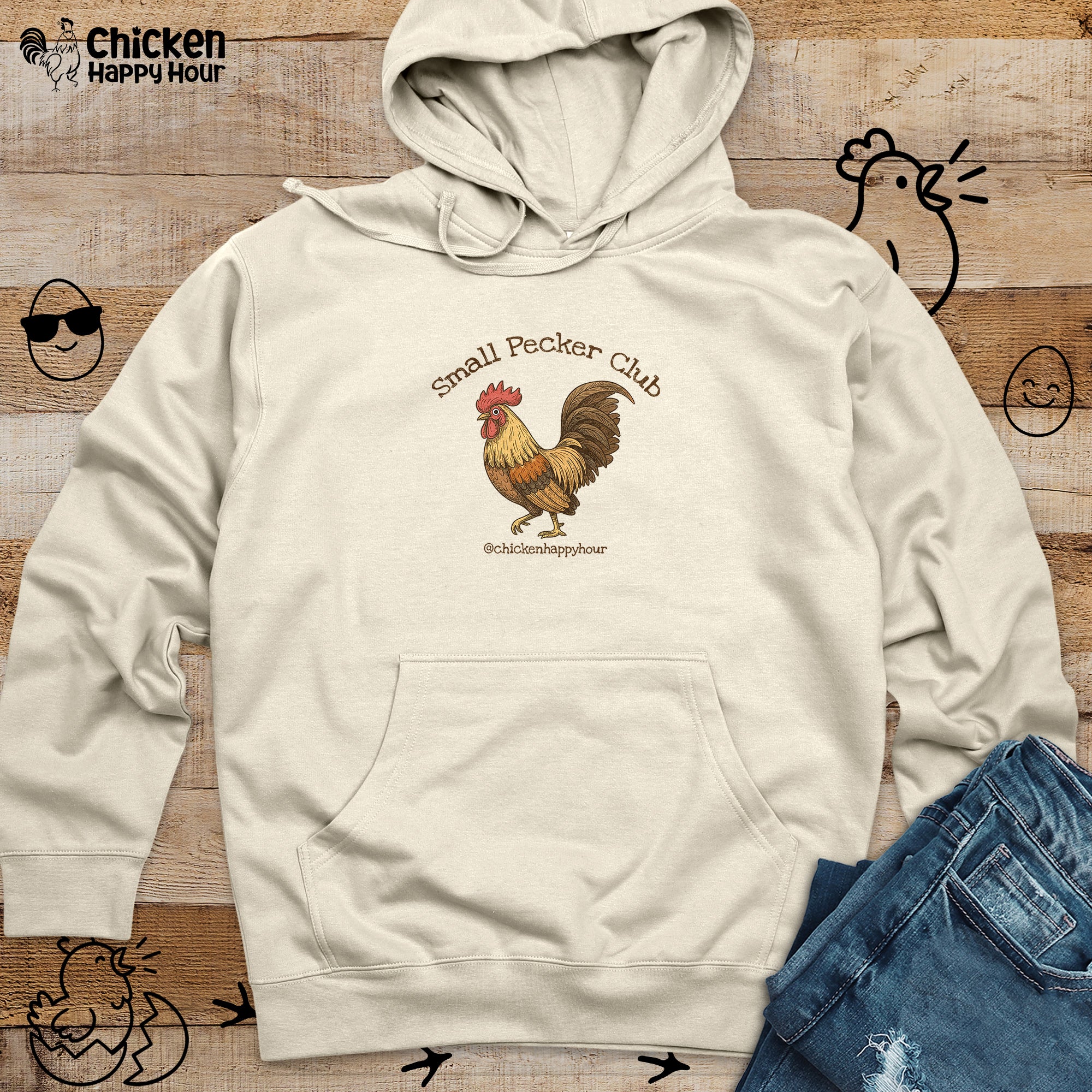 Small Pecker Club Hooded Sweatshirt