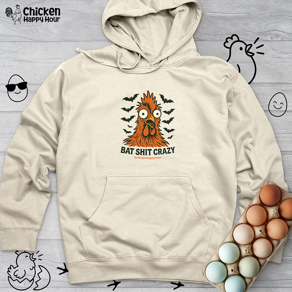 Bat Shit Crazy Hooded Sweatshirt