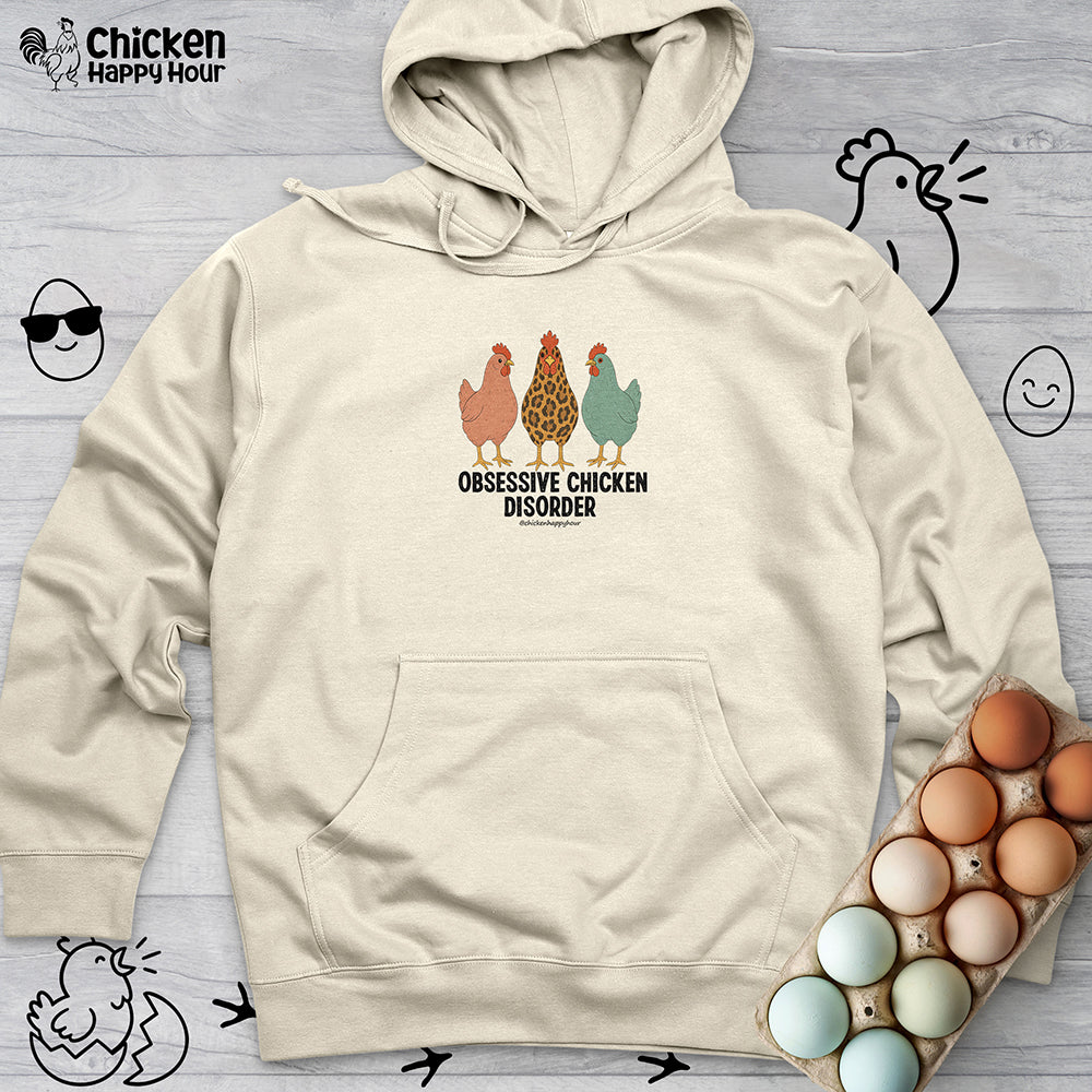 Obsessive Chicken Disorder Hooded Sweatshirt