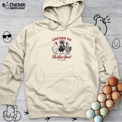 Cheers to The New Year Hooded Sweatshirt