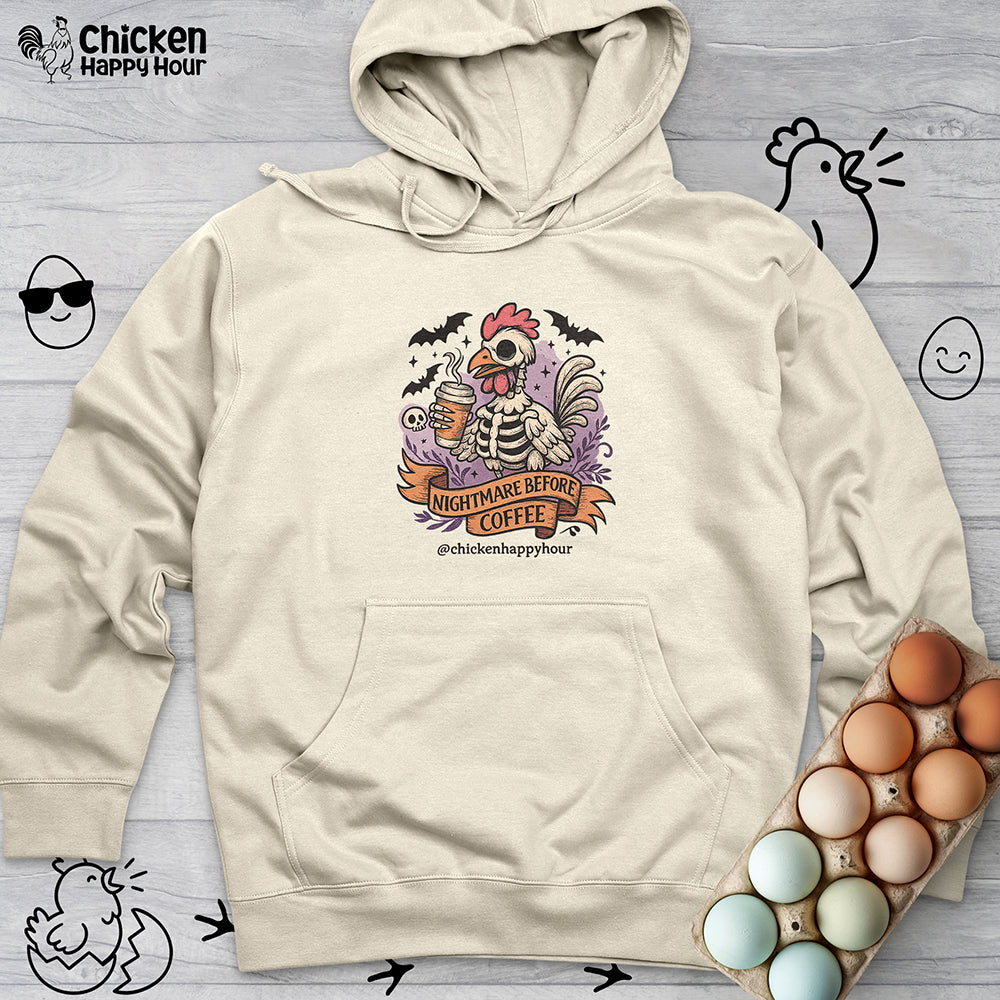 Nightmare Before Coffee Hooded Sweatshirt