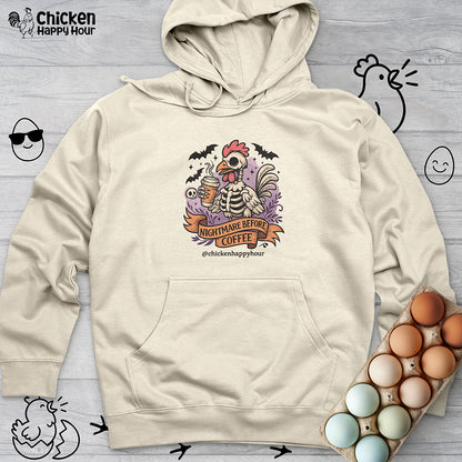 Nightmare Before Coffee Hooded Sweatshirt