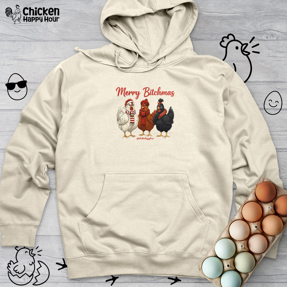 Merry Bitchmas Hooded Sweatshirt
