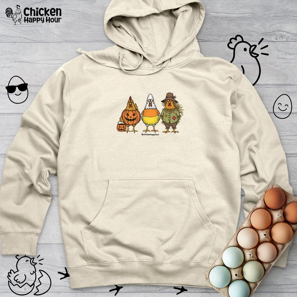 Halloween Chicken Hooded Sweatshirt