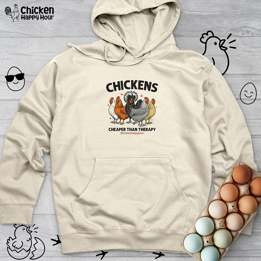 Chickens Cheaper Hooded Sweatshirt