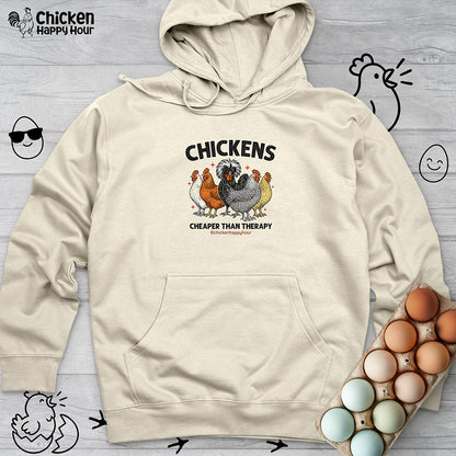 Chickens Cheaper Hooded Sweatshirt