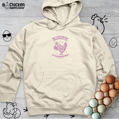 My favorite Essential Oil is Chloroform Hooded Sweatshirt