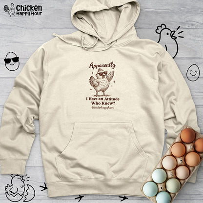 Apparently I have Attitude Hooded Sweatshirt